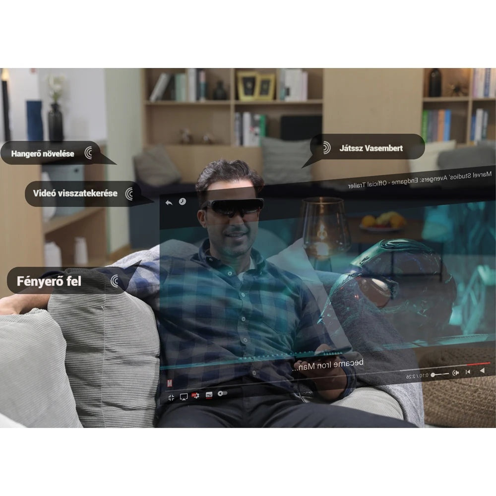 🎉Utolsó nap, hogy 50% kedvezményt kapjon🎉USAPDL Air AR Szemüveg🥽