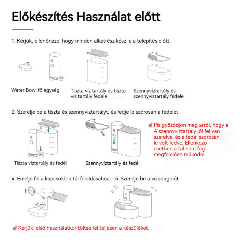 🎉🎉Intelligens kisállat vízadagoló,🥳🥳 automatikus kisállat vízadagoló adagoló adagoló